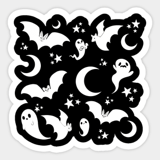 Cute and spooky Sticker